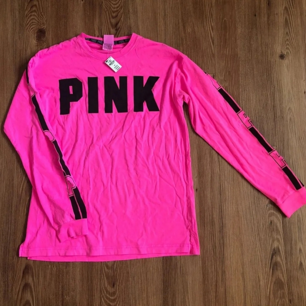 Vs hot pink long sleeve top